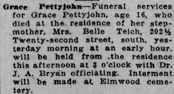 Grace Pettyjohn obituary